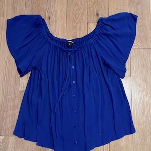 Express Royal Blue Top